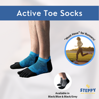 Steppy active toe socks is a must have for runners