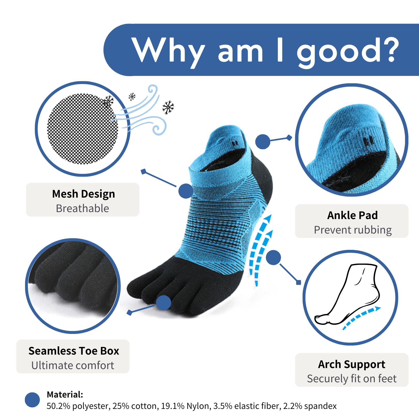 What Are Seamless Toe Socks? – Goodly